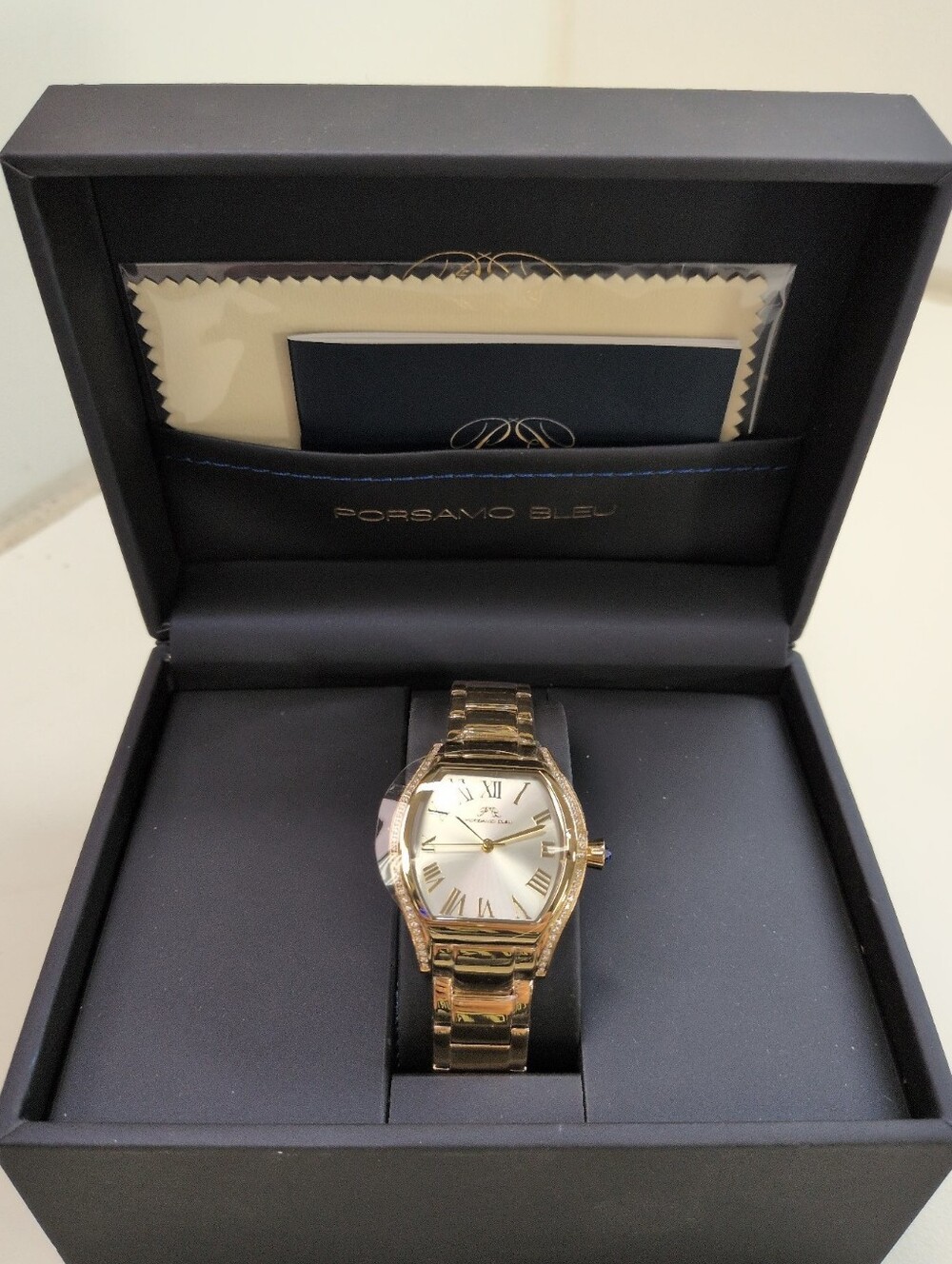 Porsamo Bleu Celine Gold Tone Women's Watch NWT